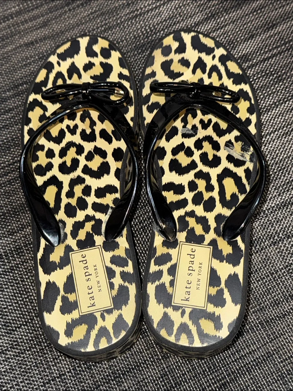 Rina Womens Animal Print Slip On Wedge